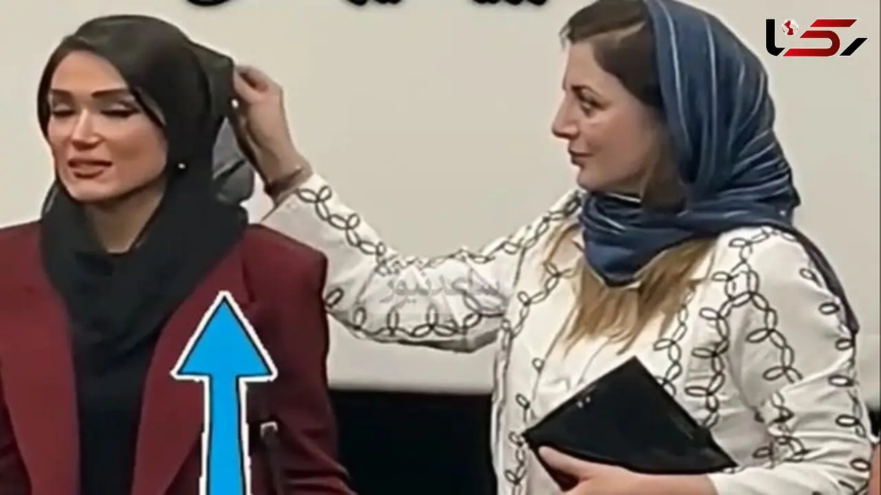 فیلم/ مواظبت مادرانه رویا میرعلمی از بازیگر زن / وقتی رویا حواسش به همه چیز هست، حتی روسری دوستش 