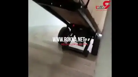 ابزاری جالب برای جابجایی آسان اجسام سنگین از پله‌ها + فیلم 