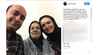 گلاره عباسی به عیادت بازیگر زن رفت + عکس