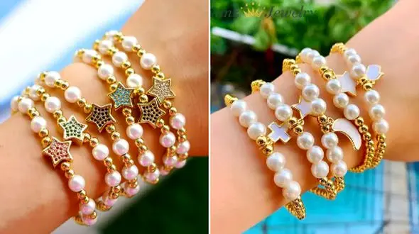 اکسسوری لاکچری برای همه فصل‌ ها؛ دستبند مرواریدی چندردیفه از نزدیک ببینید!