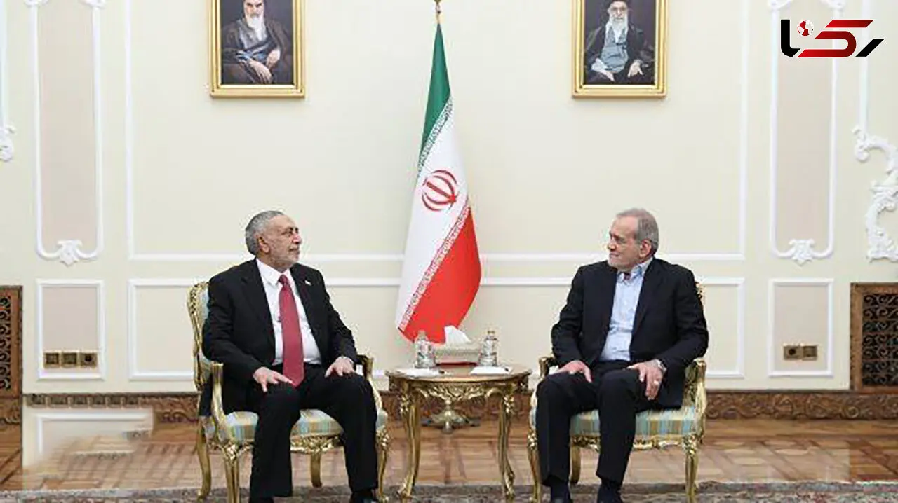 پزشکیان در دیدار رئیس مجلس عراق:تقویت وحدت میان کشورهای اسلامی از اقتضائات مهم شرایط کنونی است