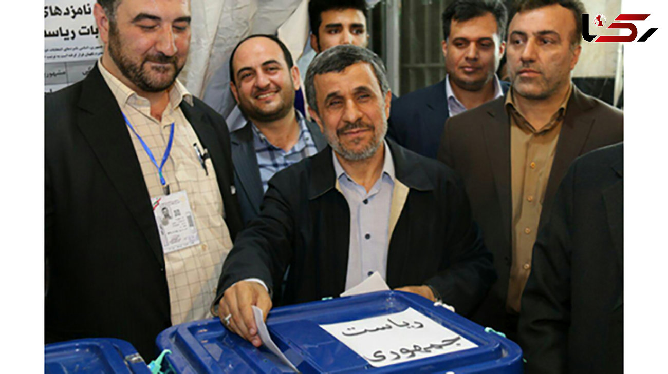 احمدی نژاد شبانه رای داد / بقایی به احمدی نژاد رای داد + فیلم و عکس