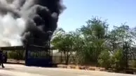 فیلم آتش سوزی خط لوله انتقال نفت در اهواز / امروز رخ داد
