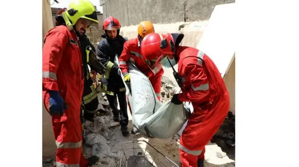 عکس جنازه جوان مشهدی در ساختمان نیمه کاره