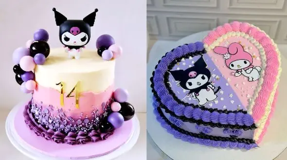 ایده‌ های جذاب کیک تولد کرومی و ملودی با تم دخترانه و پسرانه 2025