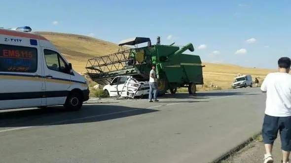 تصادف عجیب در جاده هشترود-مراغه