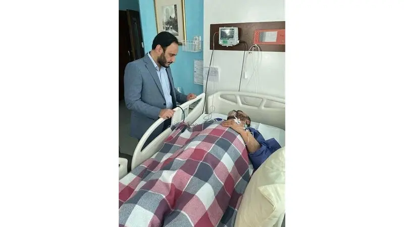 رستم قاسمی در بیمارستان بستری شد