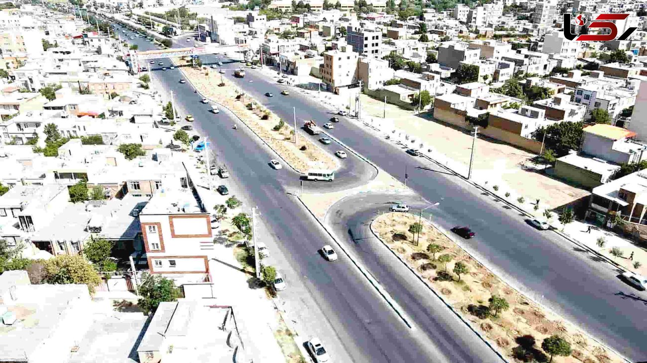 اجرای پروژه اصلاح هندسی ورودی شهرک شهید مدنی