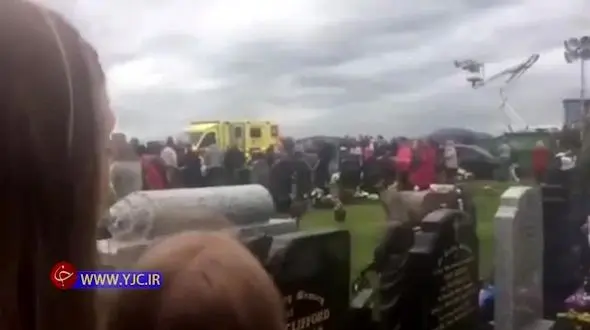 وحشت مردم در قبرستانی در ایرلند + فیلم