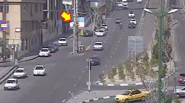 تیر برق حادثه ساز در بزرگراه اشرفی اصفهانی تهران + عکس