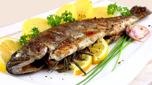طرز تهیه ماهی شکم پر با طعم رب انار