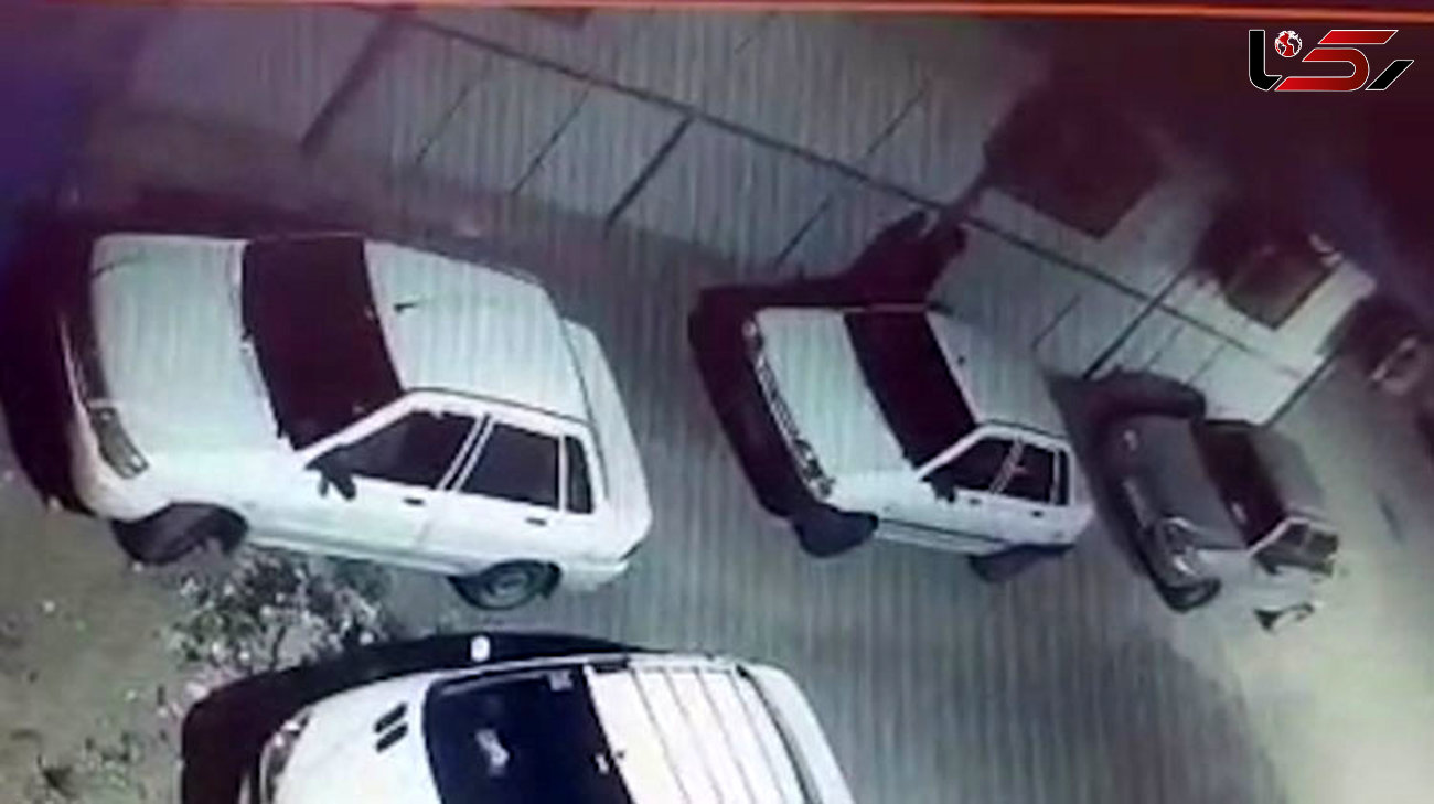 فیلم لحظه سرقت خودرو توسط یک مرد / پلیس آبادان او را می شناخت