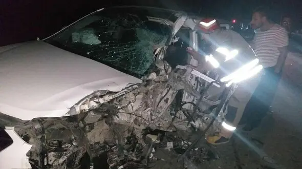 تصادف مرگبار در جاده خلخال با 2 کشته 