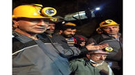 وزیر کار نیمه شب گذشته به عمق تونل معدن آزادشهر رفت +عکس