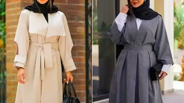 استایل شیک دخترانه با مانتوهای بلند کلوش؛ 15 طرح جدید