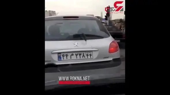 فیلم بارش بادمجان از آسمان تهران / هواشناسی غافلگیر شد