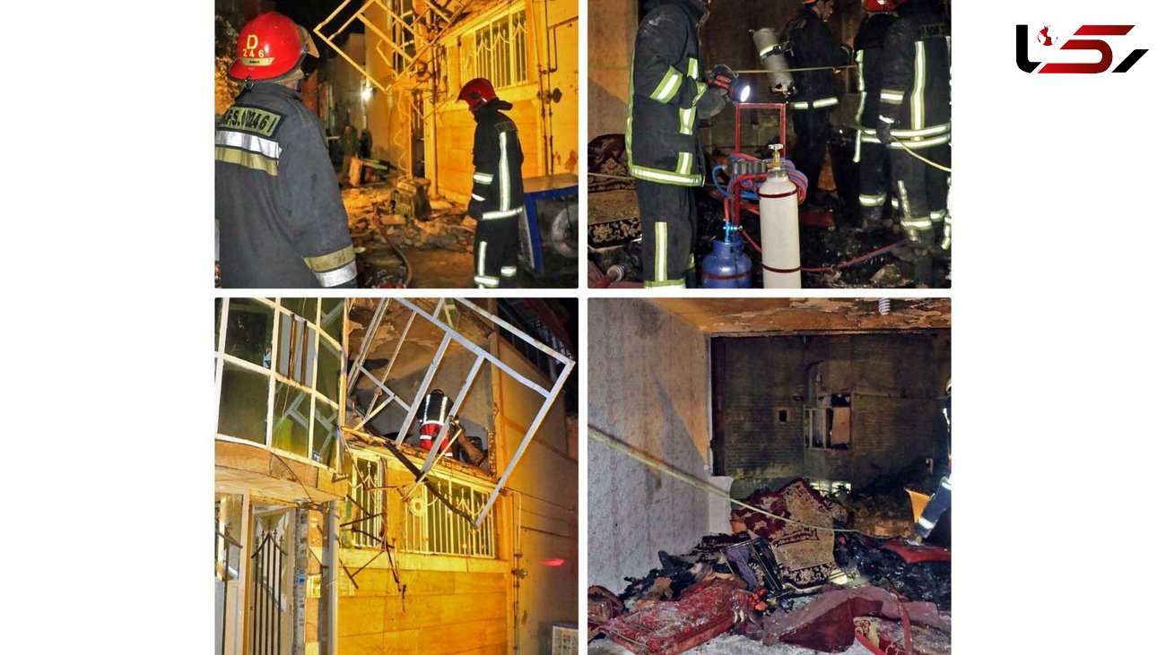 مصدوم شدن کودک مشهدی در انفجار خانه همسایه + عکس 