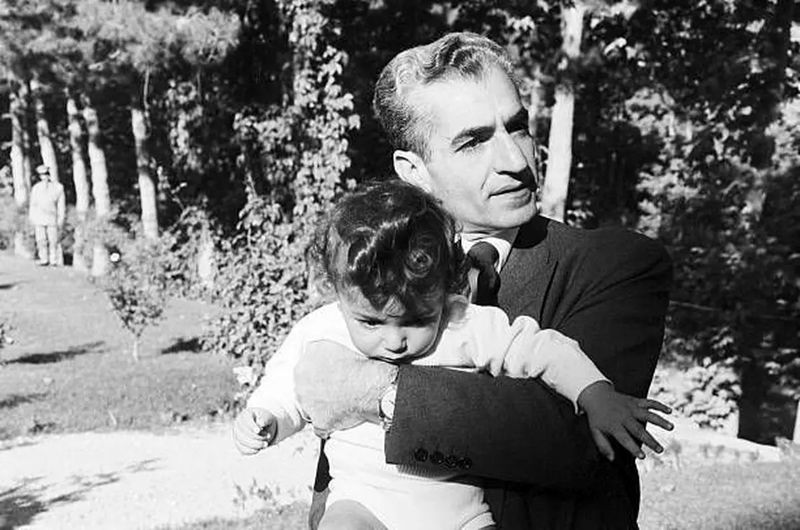 The Shah of Iran and prince Reza (crown prince)_1961