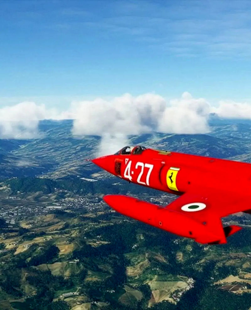 هواپیمای F-104G استارفایتر که توسط نیروی هوایی ایتالیا به فراری اهدا شد