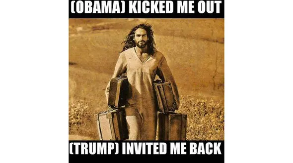 ترامپ از بهشت فرستاده شده است !