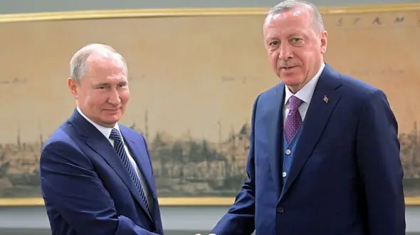 پوتین: ترکیه و روسیه برای کاهش تنش در منطقه تلاش می‌کنند