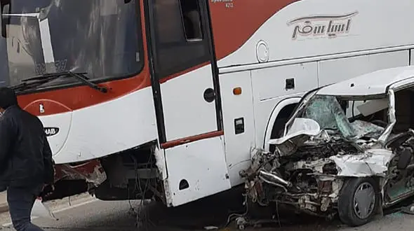 تصادف زنجیره ایی در جاده دهدشت بهبهان 