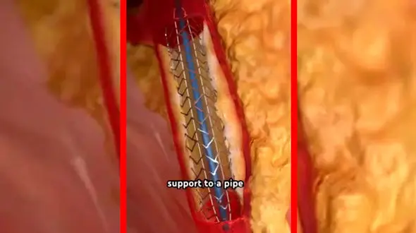 فیلم درمان سریع گرفتگی رگ قلب با ابزار الماسی
