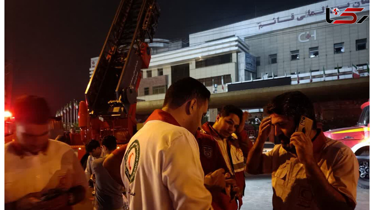 بیمارستان قائم رشت در آتش سوخت + جزئیات