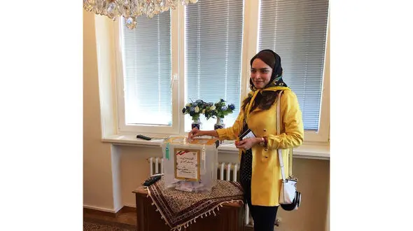 بهنوش طباطبایی در جمهوری چک رای داد + عکس