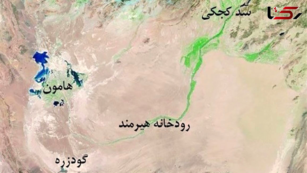 نخستین تصاویر  ورود آب هیرمند به ایران