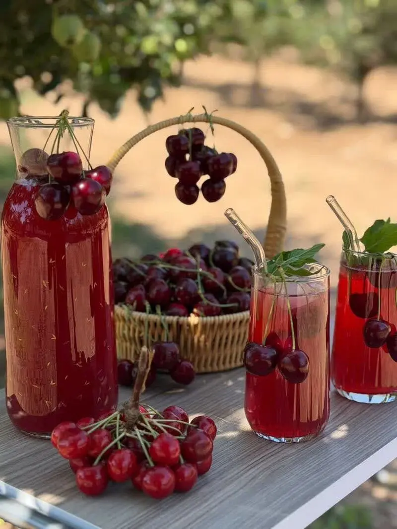 مدل سبد حصیری برای میوه عکس