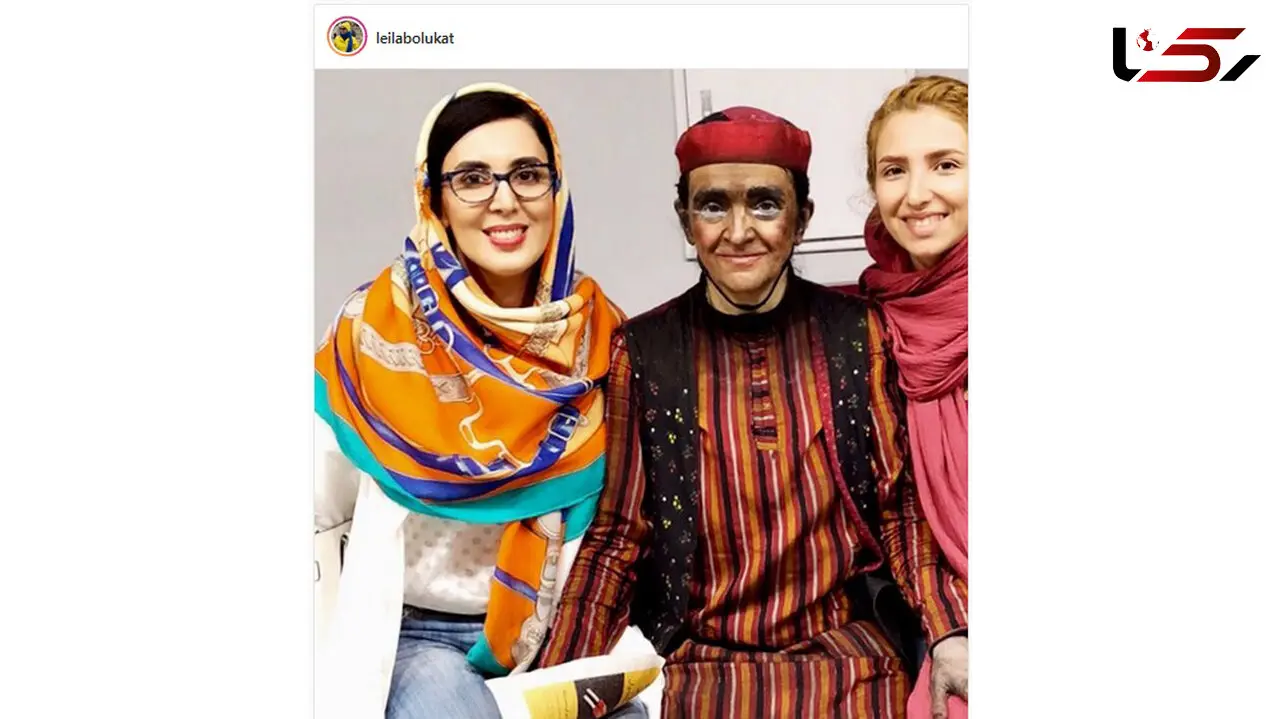 ظاهر متفاوت لیلا بلوکات در پشت صحنه یک تئاتر +عکس
