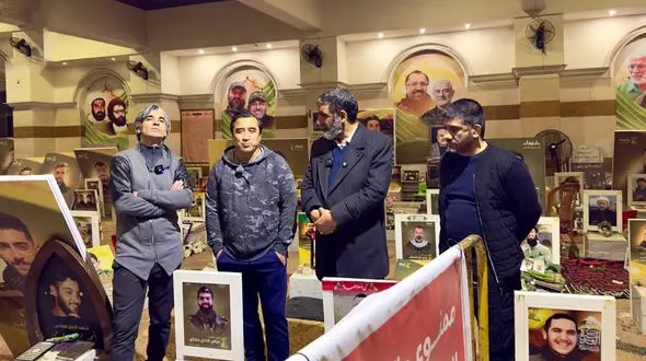 خداداد عزیزی، وحید شمسایی و علیرضا دبیر در ضاحیه + عکس