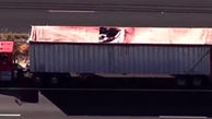 سقوط مرگبار یک چترباز روی یک کامیون + عکس عجیب  / امریکا