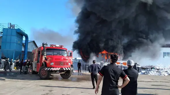 انفجار هولناک  شهرک صنعتی  در اردبیل + عکس