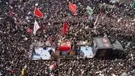 تصویر هوایی از تشییع رهبر انقلاب ایران در نجف اشرف