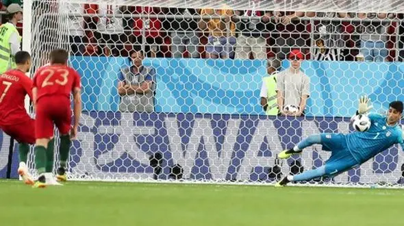 سالگرد روزی که که بیرانوند رونالدو را مغلوب کرد + فیلم مهار پنالتی کریس توسط بیرو