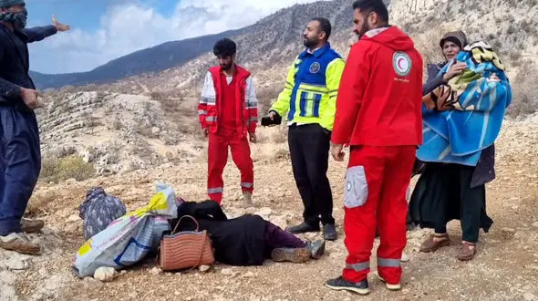 فیلم عملیات ۷ ساعته هلال احمر برای نجات زن باردار