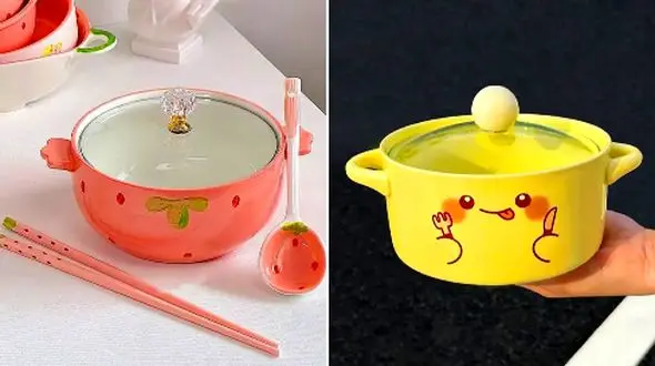 نودل خوری‌ های سرامیکی زیبا؛ 15 انتخاب ایده‌ آل برای دکور میز