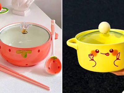 نودل خوری‌ های سرامیکی زیبا؛ 15 انتخاب ایده‌ آل برای دکور میز