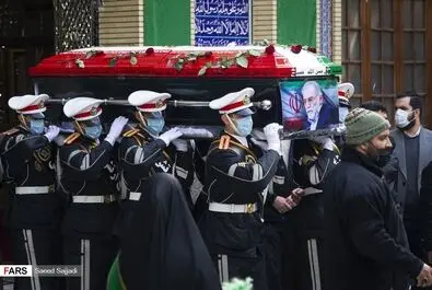  مراسم تشییع شهید فخری زاده با حضور فرماندهان عالی نیرو‌های مسلح صبح دوشنبه ۱۰ آذر ۱۳۹۹ در ستاد وزارت دفاع‎ برگزار شد. 