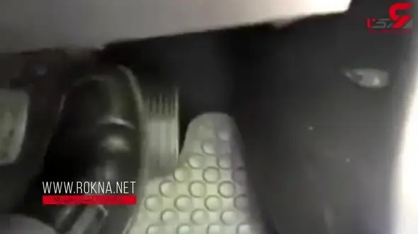 وقتی کفپوش ماشین عامل اصلی تصادف می شود! + فیلم