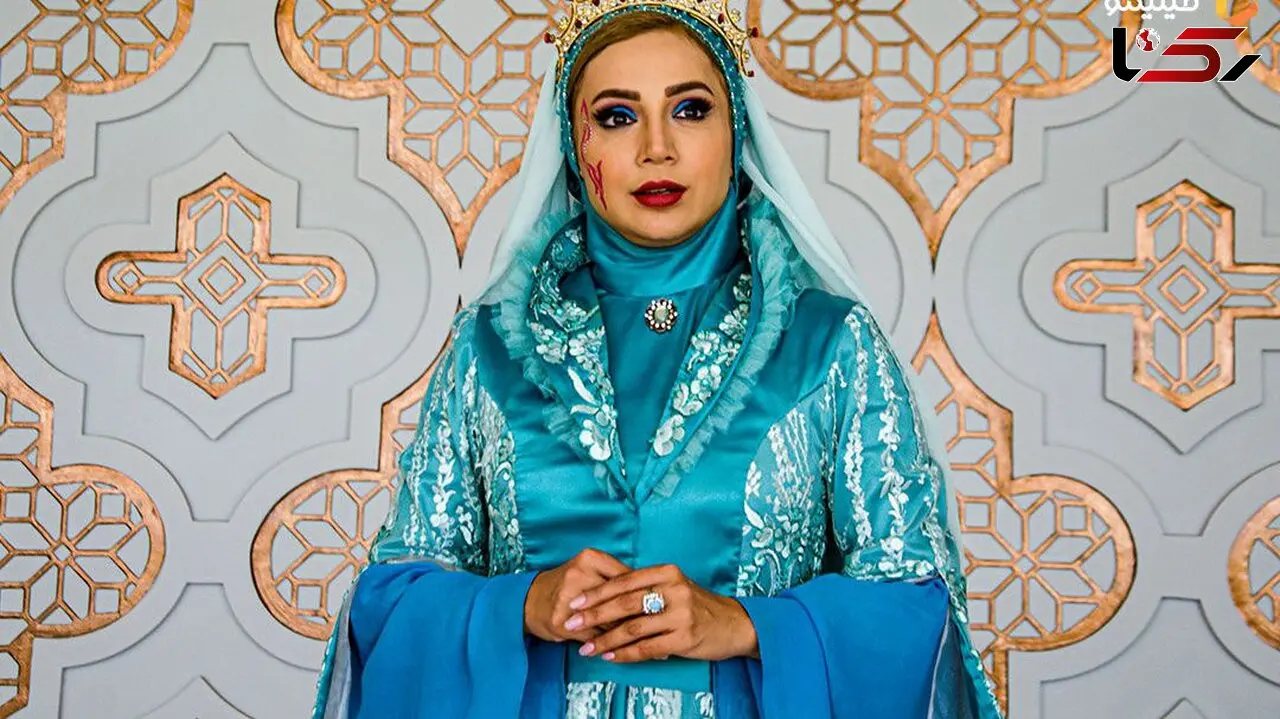 نگاهی به لباس عروس شبنم قلی خانی بازیگر مشهور ایرانی / از تاج اعیانی تا حجاب کامل در لباس عروس