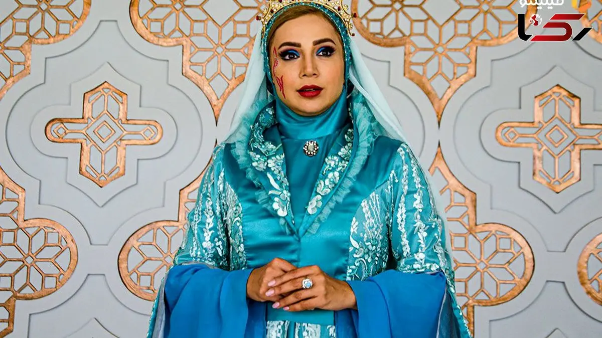 نگاهی به لباس عروس شبنم قلی خانی بازیگر مشهور ایرانی / از تاج اعیانی تا حجاب کامل در لباس عروس