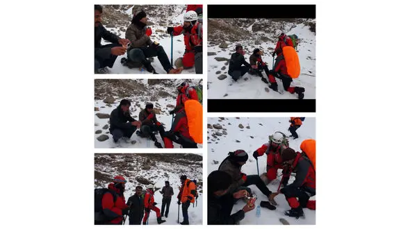 نجات ۲ امدادگر محلی در دنا / آن ها گم شده بودند! + عکس