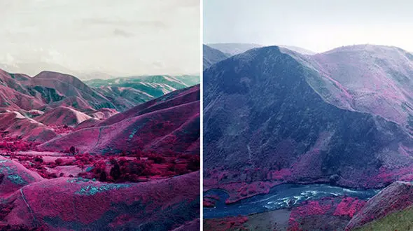 طبیعت صورتی و زیبا در کشور کنگو+عکس