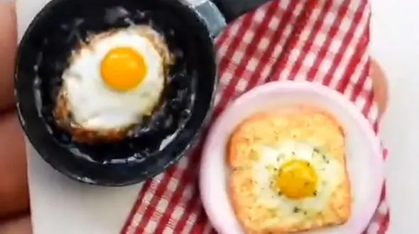 صبحانه ای که مشاهده می کنید قابل دیدن است نه خوردن! / فیلم