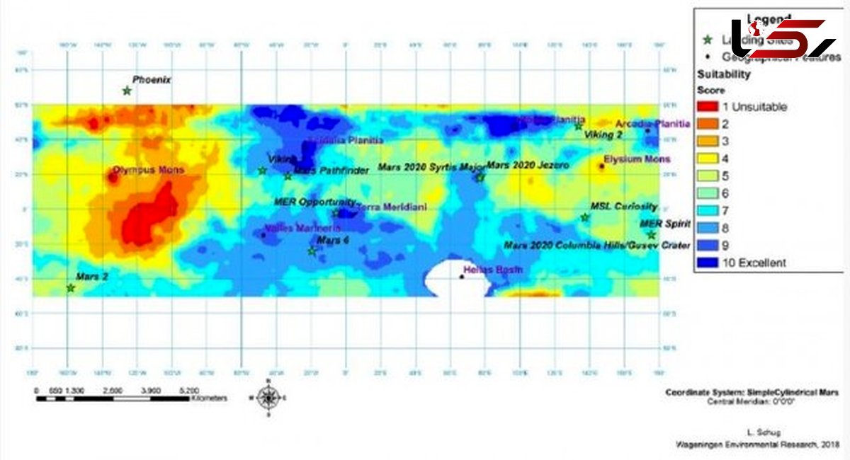 در سیاره مریخ مکان سکونت انسان ها کشف شد