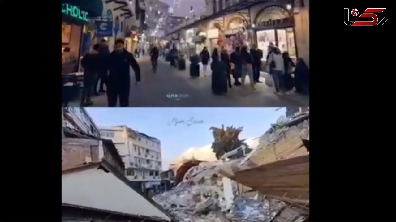  شهر Antakya قبل و بعد از زلزله + فیلم تلخ