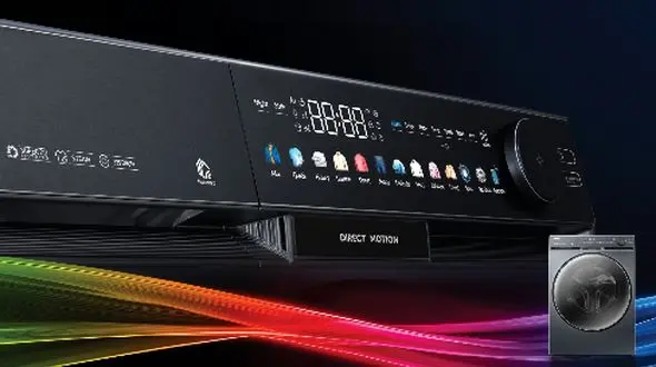 بررسی ویژگی‌ های جذاب لباسشویی F9 با پنل رنگی